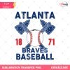 Atlanta Braves Baseball PNG - Retro Fan Style Clipart