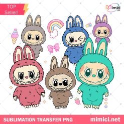 Big Bunny Energy Png, Labubu PNG