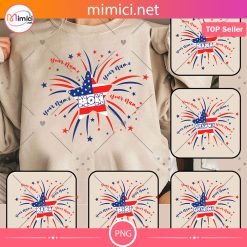 Bundle Custom America Mom With Kids Names Png, Mama 4th Of July Png, 4th of July Png, Fourth of July Png, Independence Day Png