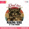 Dad Tax Racoon PNG, Funny Dad PNG, Retro Shirt for Dad, Fathers Day Gift