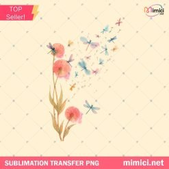 Vintage Dandelion Dragonfly PNG, Vintage Dandelion Dragonfly Shirt, Dragonfly Lover Shirt