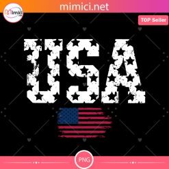 Distressed USA Flag 4th Of July Png, Love USA Png, Independence Day Png, Fourth Of July Png, Patriotic Day Png, Est 1776 Png