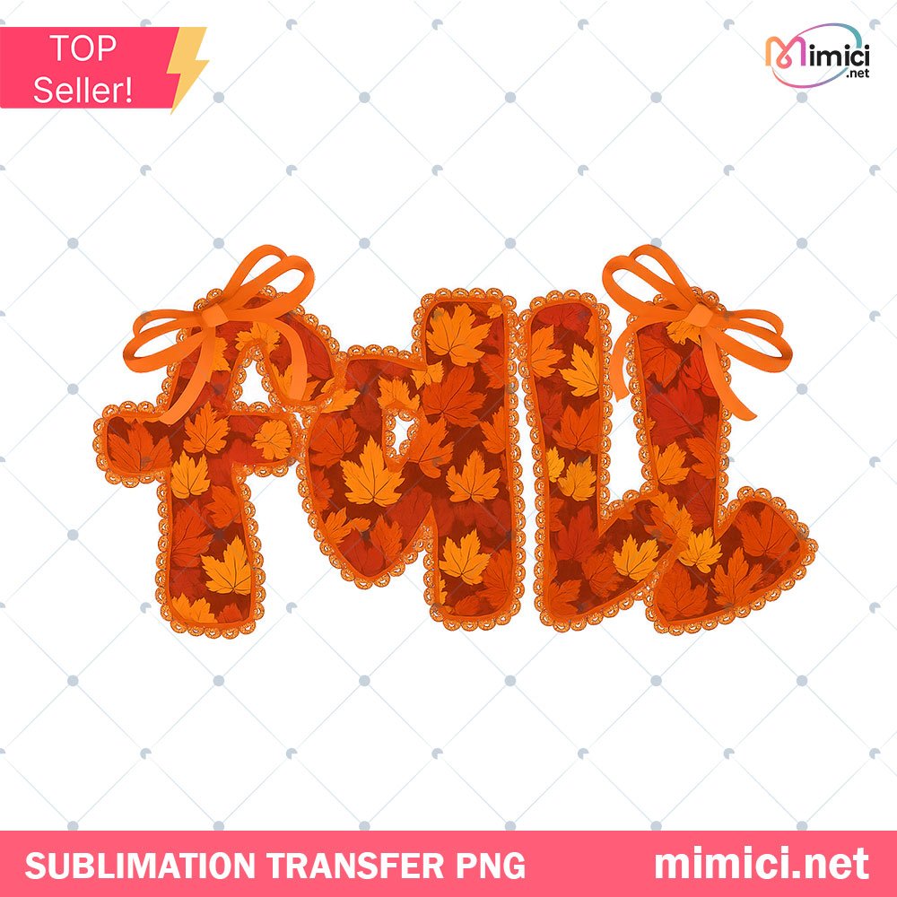 Fall Floral PNG – Coquette Autumn Sublimation