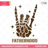 Fatherhood PNG, Skeleton Hand Rock Gesture Design