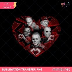 Heart Killer Halloween Png, Horror Movie Png, Scary Movie Png, Killer Halloween Sublimation