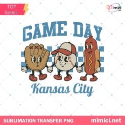 Kansas City Baseball PNG - Game Day Sports Design