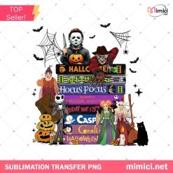 Retro 90s Halloween VHS Stack PNG, Funny Halloween Horror PNG