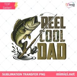 Retro Reel Cool Dad Png, Wishin' I Was Fishin' Png, Fishing Dad Shirt Design Png, Bass Fishing Png, Fathers Day Gift