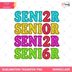 Retro Senior 2026 PNG Class Of 2026 Senior Mom Graduation Shirt Design