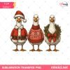 Santa Goose Christmas Shirt PNG, Santa Goose Png, Christmas Goose PNG, Christmas Shirt