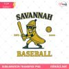 Savannah Baseball Bat PNG - Retro Banana Mascot Fan Clipart