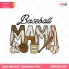 Sports Baseball Mama PNG - Sublimation for T-Shirts