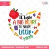 Teacher Heart SVG Back To School Sublimation Teacher Gift Cricut File