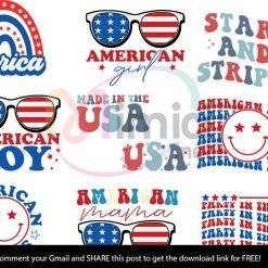 Bundle, 4th Of July SVG, America Svg, 4th Of July Shirt Svg, Patriotic Svg, Fourth Of July aSvg