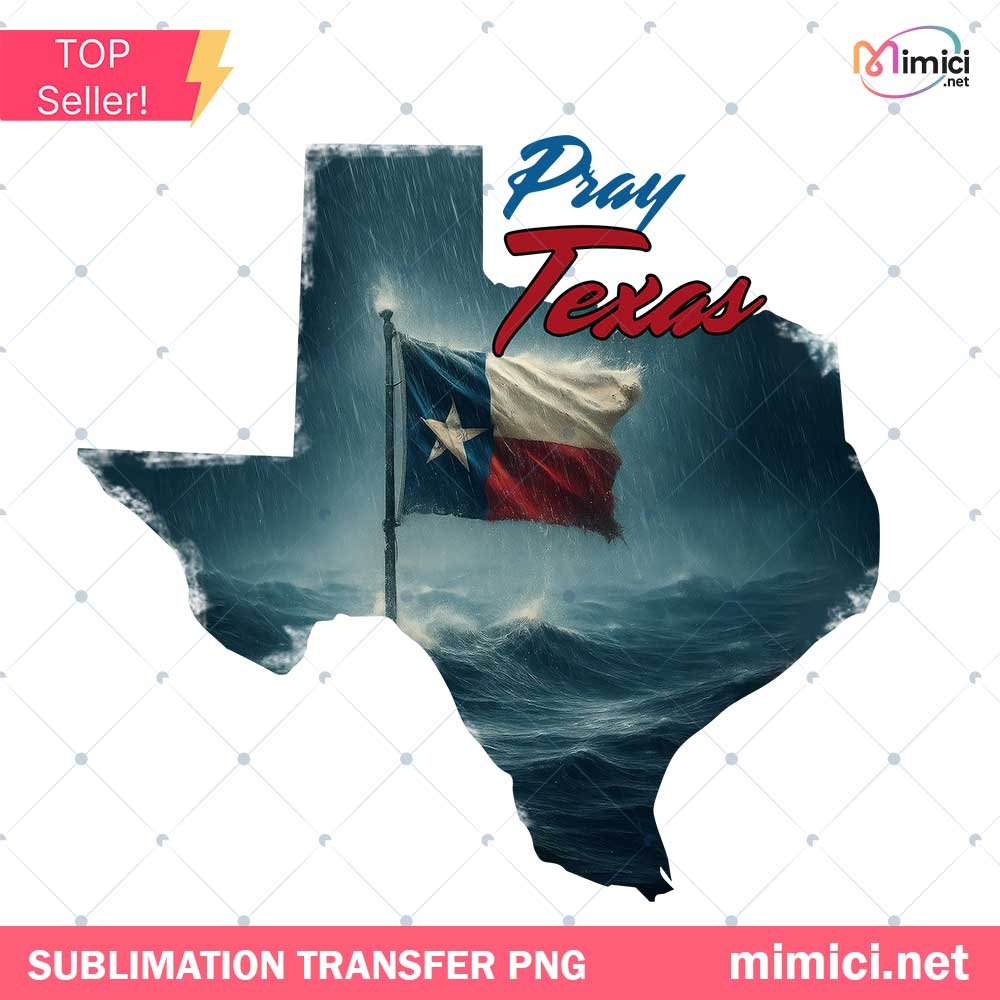 Pray for Texas PNG, Texas Flag Sublimation, Uvalde Strong PNG, Texas State Outline Shirt Design, Instant Download for T-Shirt Printing