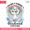 Wife to Husband with Wings PNG - Grief & Remembrance Art