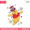Winnie the Pooh 4th of July PNG, Winnie the Pooh PNG