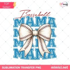 Baseball Mama PNG, Softball Mom Matching Family Shirt