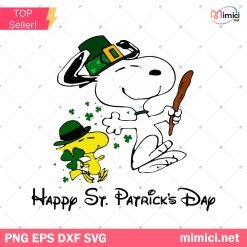Happy St Patrick's Day Snoopy Svg, Snoopy Svg