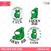 Lucky Among Us Bundle Svg Png, St. Patrick’s Day Svg, Among Us Svg