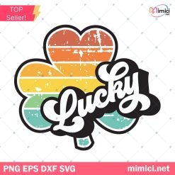 Shamrock SVG, Lucky SVG file for St Patrick's Day