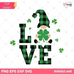 St Patricks Day Gnomes Love Svg, Gnomes Svg, St Patricks Day Gnome Svg, St Patricks Day Svg
