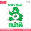 Teddy Bear Smoking Joint Svg, Stoned Bear svg, Care Bear Smoking Weed Svg, Smoking Cannabis Svg png eps dxf files cricut