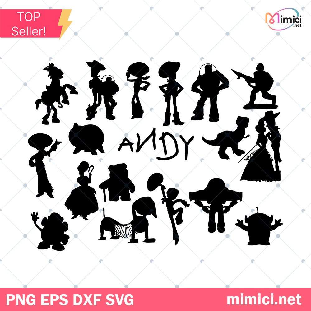 Toy Story Svg, Andy Svg, Toys Svg, Disney SVG, Disneyland Svg, Disneyworld Svg