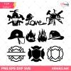 10 Fire Fighter SVG Bundle, FireFighter Bundle, Fire Fighter SVG