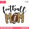 Football Mom Leopard SVG, Football Mom SVG
