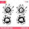 Smash Punch Wall SVG Files, Fist SVG, Wall Smash SVG, Wall Crack SVG