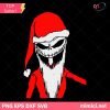 Jack Skellington Santa Claus Svg, Jack Skellington Christmas Svg Png Dxf Eps Cut Files For Cricut Silhouette