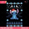 Stitch Santa Christmas SVG, Stitch Christmas Lights SVG, Stitch Santa SVG