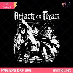 Attack On Titan Svg, Aot Svg, Singeki No Kyojin Svg, Levi Svg, Attack On Titan Anime Svg Png Dxf Eps, Cut File For Silhouette, Eren Svg, Mikasa Svg