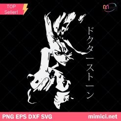 Senku Dr Stone Anime Character Svg, Anime Bundle SVG Digital Download