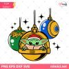 Baby Yoda Christmas Ornaments SVG, Baby Yoda Christmas SVG, Star Wars Christmas SVG
