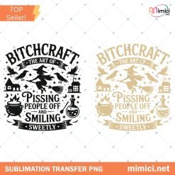 Bitchcraft Funny Halloween PNG