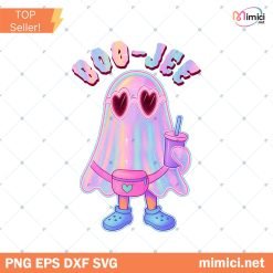 Cute Neon Spooky Ghost Png, Halloween Boo Png