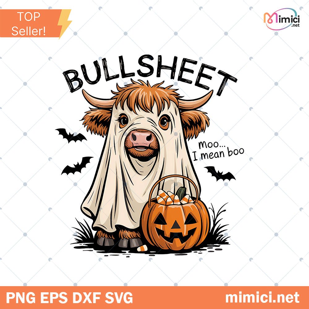 Funny Cow Halloween PNG