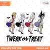 Funny Halloween Twerk or Treat png, Halloween Horror Characters png