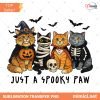 Halloween Cat Just a Spooky Paw Png