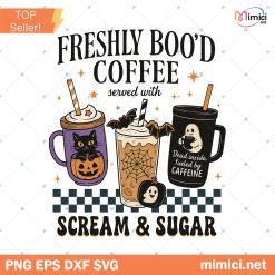 Halloween Coffee-Freshly Boo'd Coffee PNG