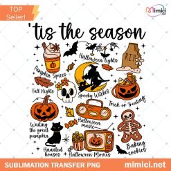 Halloween Doodles Png, Witchy Png