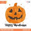 Happy Meowloween Png, Fall Cat Pumpkin Png