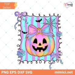 Preppy Coquette Iridescent Pumpkin Png