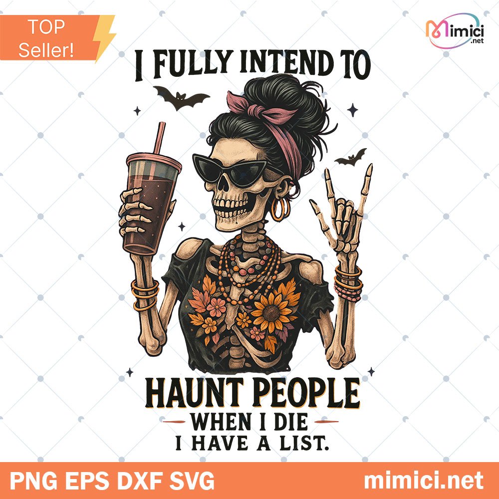 The Haunting Begins After Coffee Png