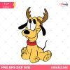Baby Pluto Reindeer SVG, Baby Pluto Christmas SVG, Pluto SVG, Baby Pluto SVG