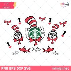 Dr Seuss Starbucks Svg, Dr Seuss Svg, Cartoon Dr Seuss Svg, Dr Seuss Svg