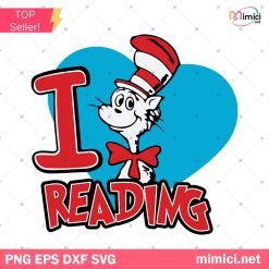 I Love Reading Bundle Dr Seuss Svg, Dr Seuss Svg Cut file