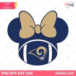 Mickey Love Los Angeles Rams svg, Rams Logo svg, NFL Football svg